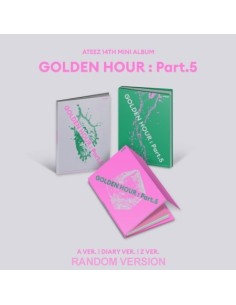 ATEEZ 14th Mini Album - GOLDEN HOUR : Part.5 (Random...