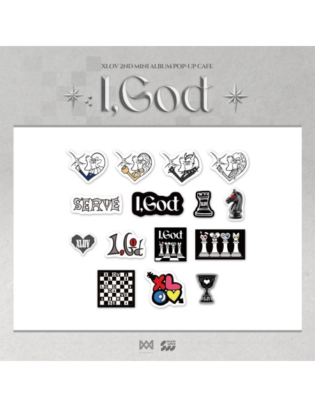 [Pre Order] XLOV I,GOD Goods - STICKER PACK