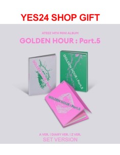 [Yes24 Shop Gift][SET] ATEEZ 14th Mini Album - GOLDEN...