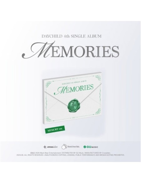 [Smart Album] Daychild 4th Single Album - MEMORISE (MEMORY Ver.)