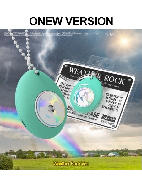 [Smart Album] SHINee 6th Mini Album - Atmos (ONEW Ver.) Weather Rock Ver.