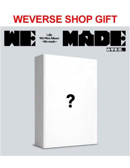 [Weverse Shop Gift] I-DLE 9th Mini Album - We Made (A Ver.) CD + Poster