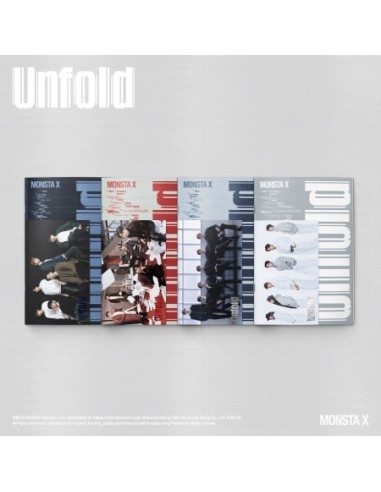 MONSTA X US Album - Unfold (Random Ver.) CD