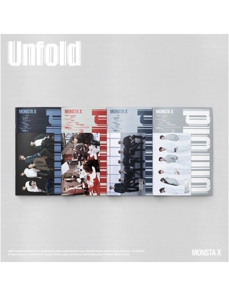 MONSTA X US Album - Unfold (Random Ver.) CD