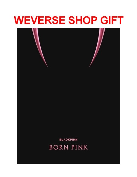 [Weverse Shop Gift ][BOX] BLACKPINK 2nd Album - BORN PINK (PINK ver.) CD