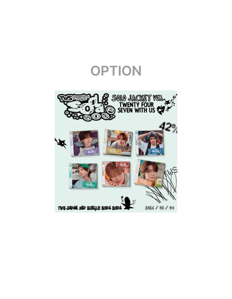 [Japanese Edition] TWS 2nd Single Album - SODA SODA (Solo Jacket) CD