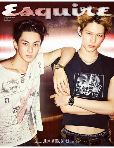 Magazine Esquire 2026-07 Type.E ENHYPEN JUNGWON & NIKI