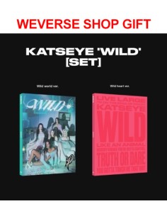 [Weverse Shop Gift][SET] KATSEYE Album - WILD (SET Ver.) 2CD