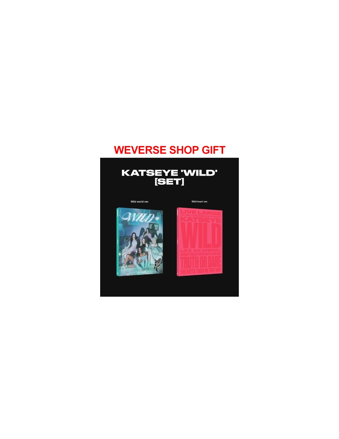 SET] KATSEYE Album - WILD (SET Ver.) 2CD kpoptown.com