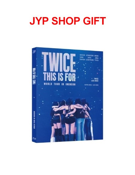 [JYP Shop Gift] TWICE [THIS IS FOR] WORLD TOUR IN INCHEON Blu-ray