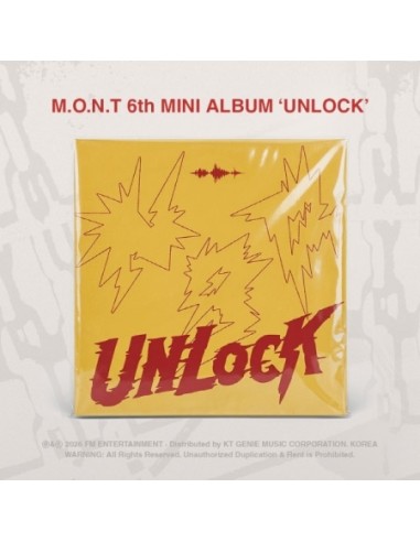 M.O.N.T 6th EP Album - UNLOCK CD