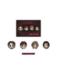 [Pre Order] Dragon Pony RUN RUN RUN Goods - Metal Badge Set