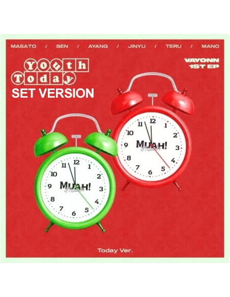 [Today][SET] VAYONN 1st EP Album - Youth Today (SET Ver.) 2CD
