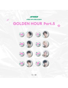 [Pre Order] ATEEZ GOLDEN HOUR : Part.5 Goods - CAN BADGE SET
