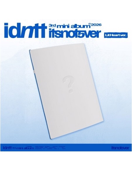 idntt 3rd Mini Album - itsnotover (Lit Heart Ver.) CD
