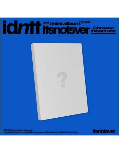 idntt 3rd Mini Album - itsnotover (Chrome Heart Ver.) CD