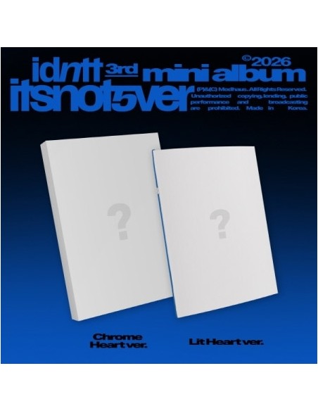 [SET] idntt 3rd Mini Album - itsnotover (SET Ver.) 2CD