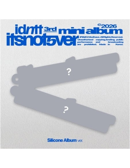 [Smart Album] idntt 3rd Mini Album - itsnotover (Silicone Album)