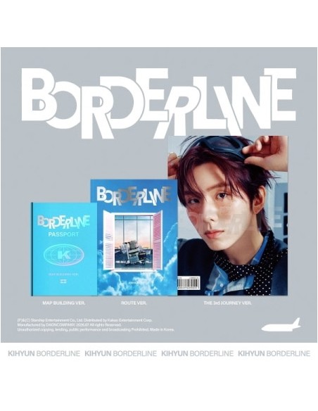 [SET] KIHYUN EP Album - BORDERLINE (3SET Ver.) 3CD