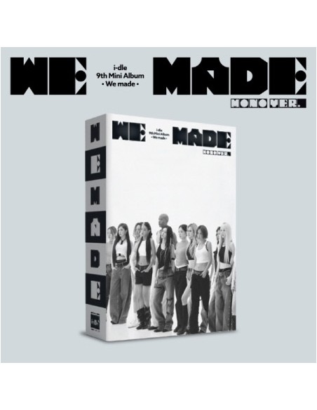 I-DLE 9th Mini Album - We Made (Mono Ver.) CD + Poster
