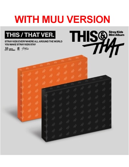 [WITH MUU Shop Gift] Stray Kids Mini Album - THIS & THAT (Random Ver.) CD
