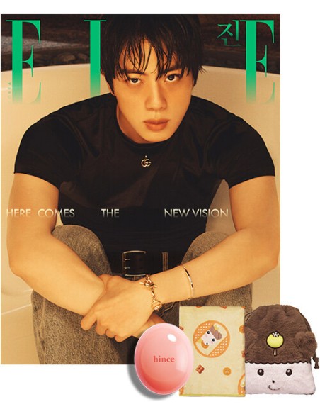 Magazine ELLE 2026-08 Type.D BTS JIN with Pre Order Benefit