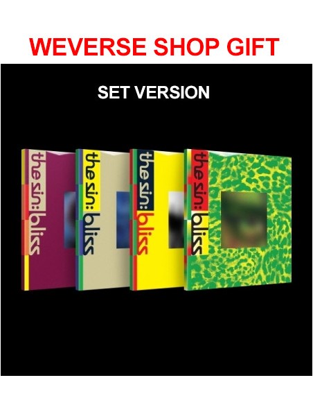 [Weverse Shop Gift][SET] ENHYPEN 8th Mini Album - THE SIN : BLISS (SET Ver.) 4CD