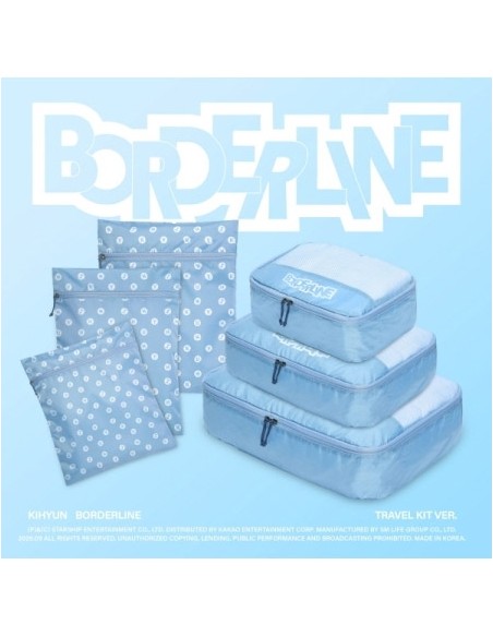 [Smart Album] KIHYUN EP Album - BORDERLINE (TRAVEL KIT Ver.)