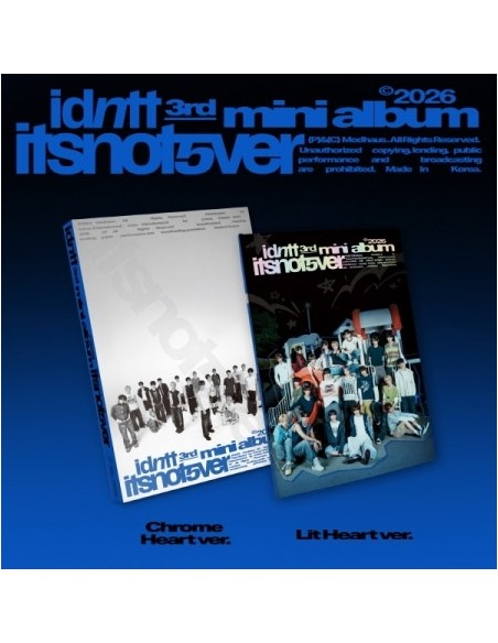 [SET] idntt 3rd Mini Album - itsnotover (SET Ver.) 2CD