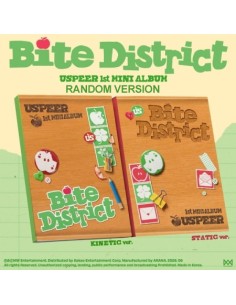USPEER 1st Mini Album - BITE DISTRICT (Random Ver.) CD