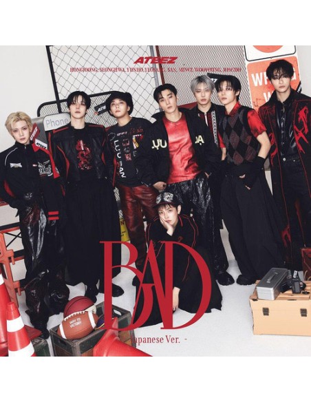 ATEEZ JAPAN SINGLE SET 日本シングル CD セット Japanese Edition] ATEEZ 5th Single Album - BAD (Standard) CD