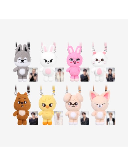[Pre Order] STRAY KIDS RUN IT Goods - SKZOO PLUSH CROSS BAG