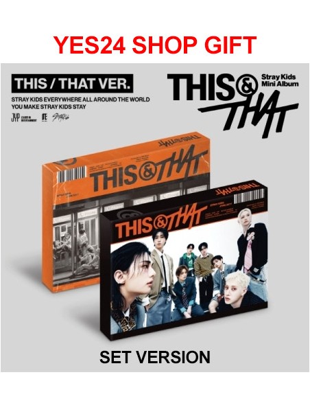 [YES24 Shop Gift][SET] Stray Kids Mini Album - THIS & THAT (SET Ver.) 2CD