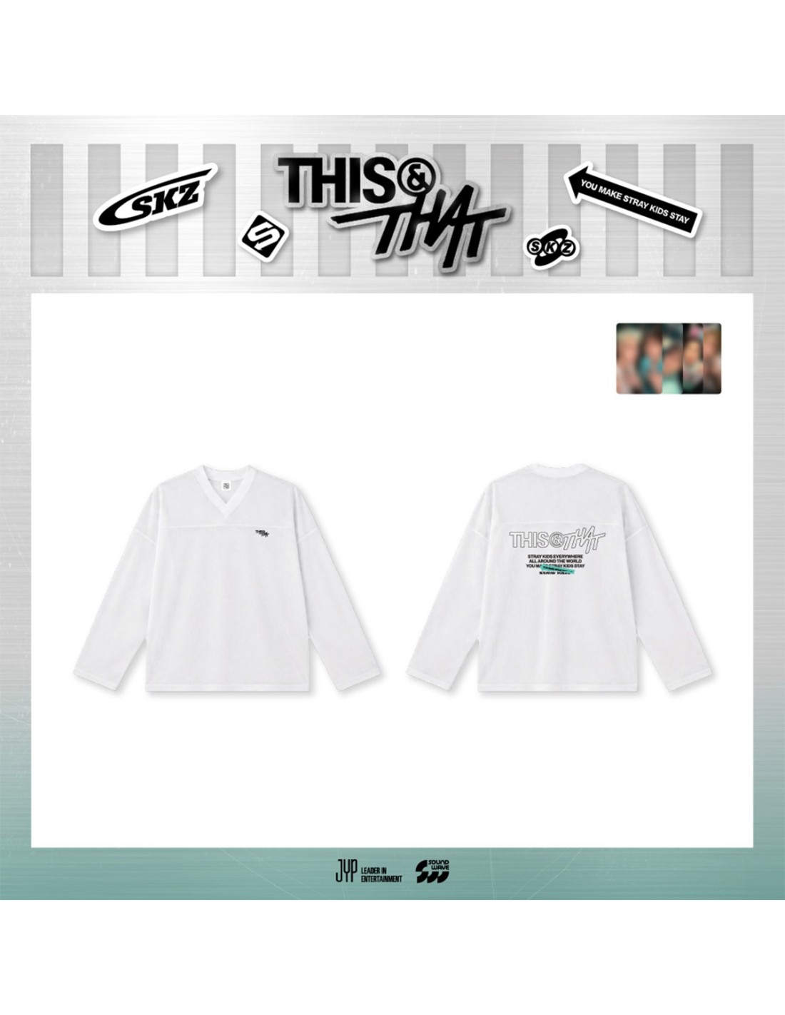 STRAY KIDS THIS & THAT Goods - MESH LONG SLEEVE kpoptown.com