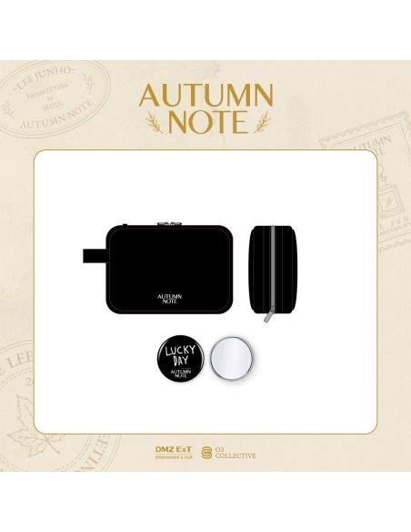 [Pre Order] Lee Junho AUTUMN NOTE Goods - COSMETIC POUCH