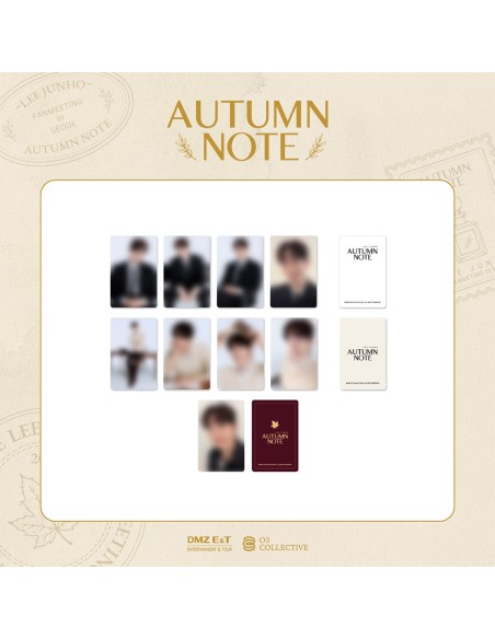 [Pre Order] Lee Junho AUTUMN NOTE Goods - TRADING CARD SET