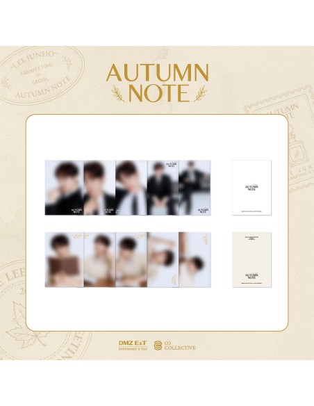 [Pre Order] Lee Junho AUTUMN NOTE Goods - MINI POSTER SET