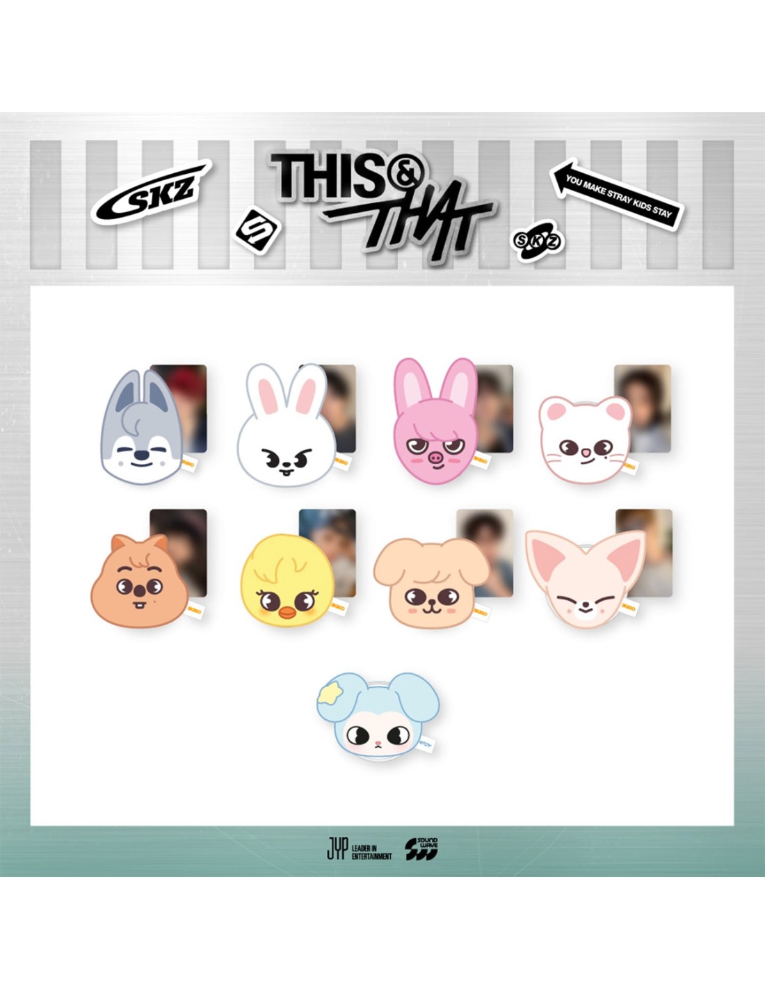 STRAY KIDS THIS & THAT Goods - PLUSH MAGNETIC HOLDER kpoptown.com