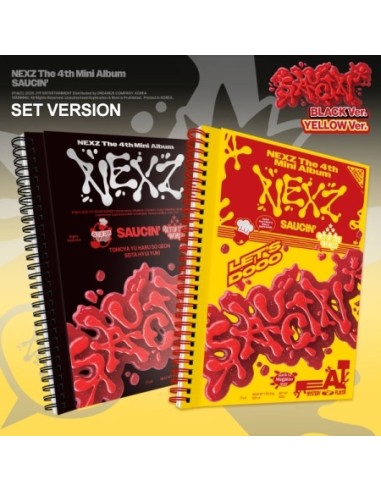 [SET] NEXZ 4th Mini Album - SAUCIN (SET Ver.) 2CD
