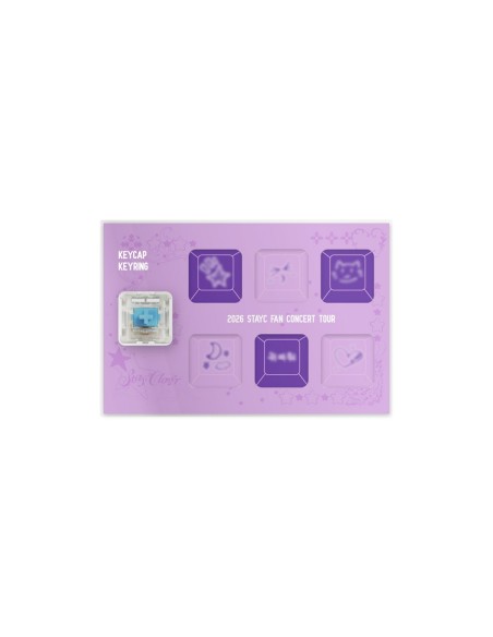 STAYC STAY CLOSER Goods - KEY CAP KEYRING SET