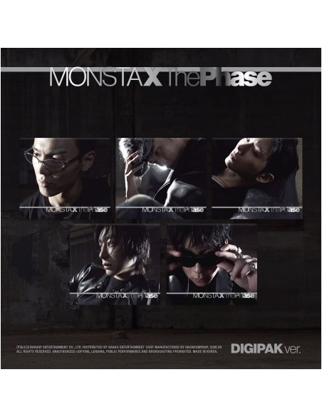 [DIGIPAK] MONSTA X EP Album - The Phase (Random Ver.) CD