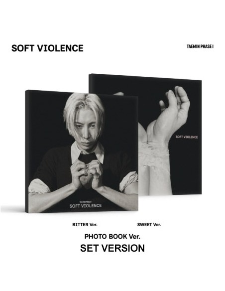 [PHOTOBOOK][SET] TAEMIN Album - PHASE I : Soft Violence (SET Ver.) 2CD