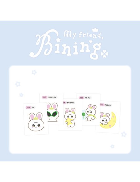 [Pre Order] Park Eun Bin BINING Goods - RANDOM TTIBU STICKER SET