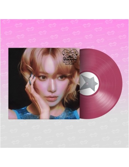 [LP] LE SSERAFIM 2nd Single Album - MADE MY NIGHT VINYL (HOT PINK VER.)