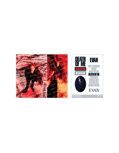 EVAN DEATH OF ME Goods - Postcard & Sticker Set