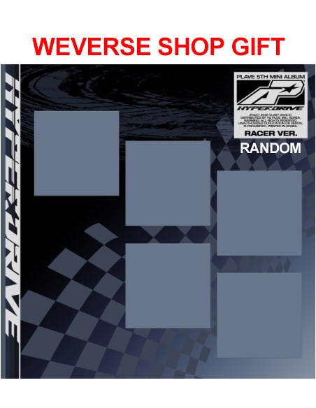 [Weverse Shop Gift][RACER] PLAVE 5th Mini Album - HYPERDRIVE (Random Ver.) CD