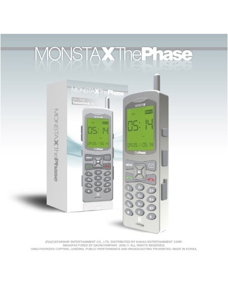 [LIMITED] MONSTA X EP Album - The Phase (MX-0514 Table Clock Ver.) CD