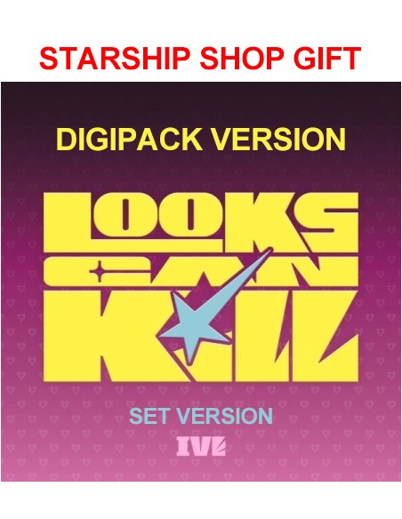 [Starship Shop Gift][DIGIPACK][SET] IVE EP Album - Looks Can Kill (SET Ver.) 6CD