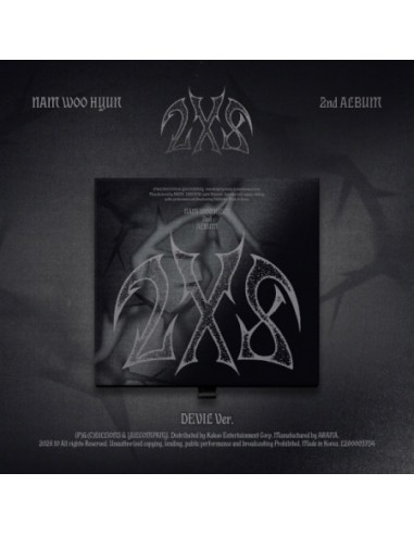 NAM WOO HYUN 2nd Album - 2X8 (DEVIL Ver.) CD