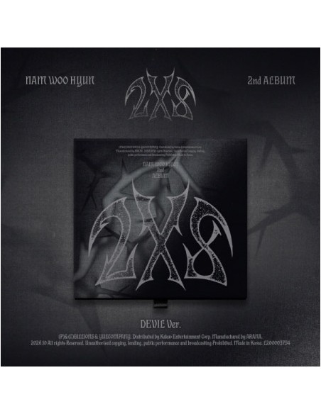 NAM WOO HYUN 2nd Album - 2X8 (DEVIL Ver.) CD